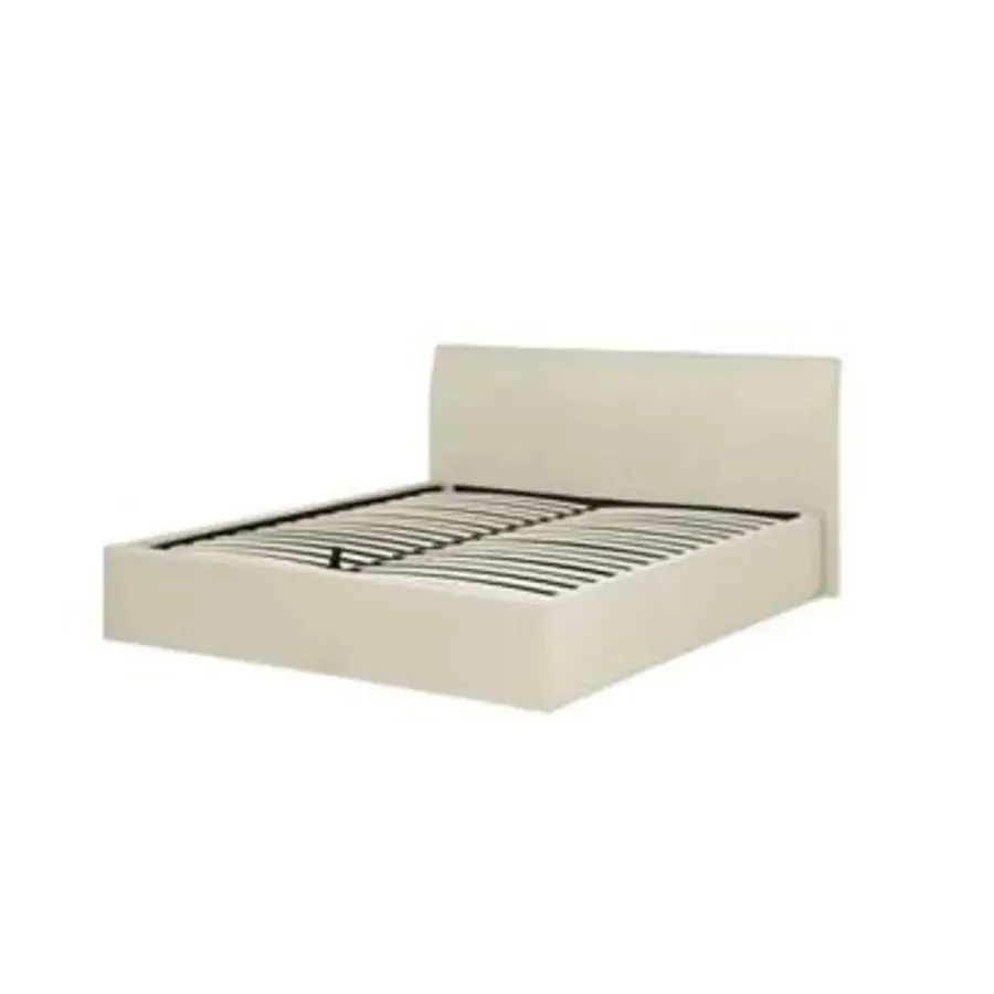 Beliani ORBEY - Tweepersoonsbed - Beige - 160 x 200 cm - Polyester