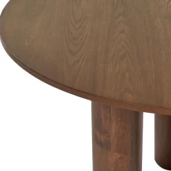 Ronde Eettafels-Beliani ORIN - Eettafel - Donkere houtkleur - MDF