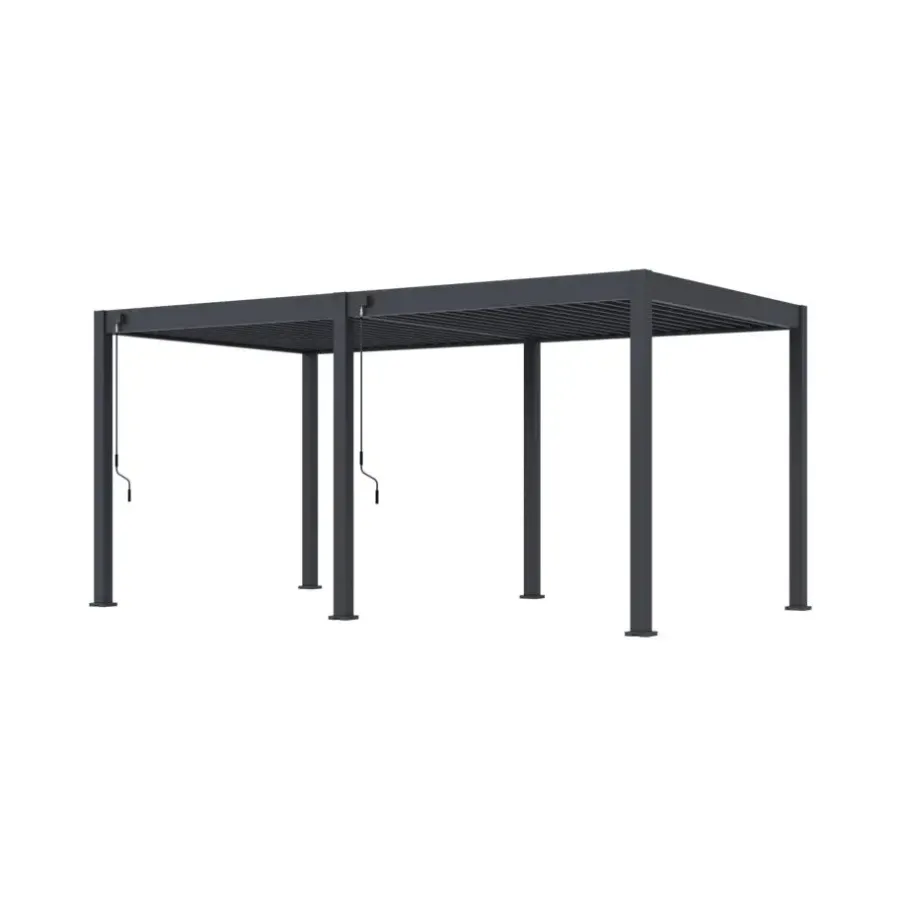 Terrasoverkappingen-Orion Comfort terrasoverkapping 300 x 530 cm antraciet