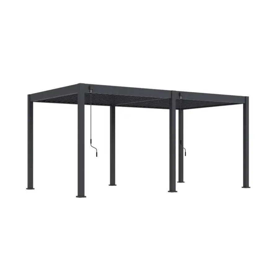 Terrasoverkappingen-Orion Comfort terrasoverkapping 300 x 530 cm antraciet