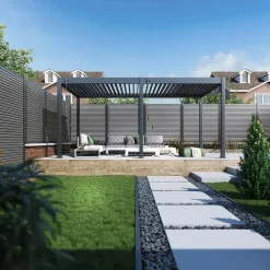 Terrasoverkappingen-Orion Comfort terrasoverkapping 300 x 530 cm antraciet