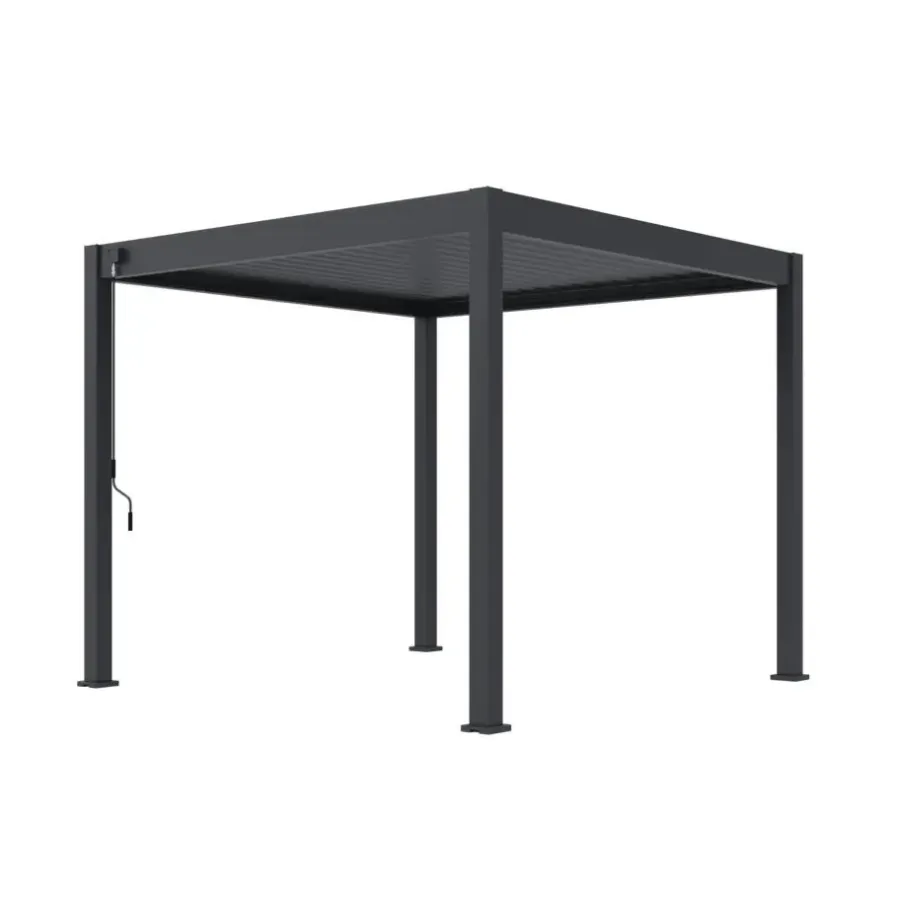 NOVUM Orion Comfort terrasoverkapping 300 x 300 cm antraciet