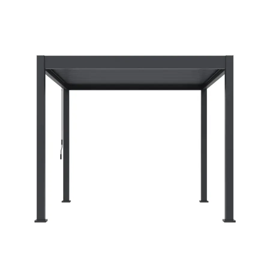 NOVUM Orion Comfort terrasoverkapping 300 x 300 cm antraciet
