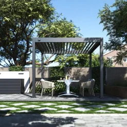 NOVUM Orion Comfort terrasoverkapping 300 x 300 cm antraciet