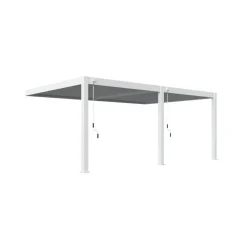 Terrasoverkappingen-Orion Deluxe overkapping muur 400 x 600 cm wit