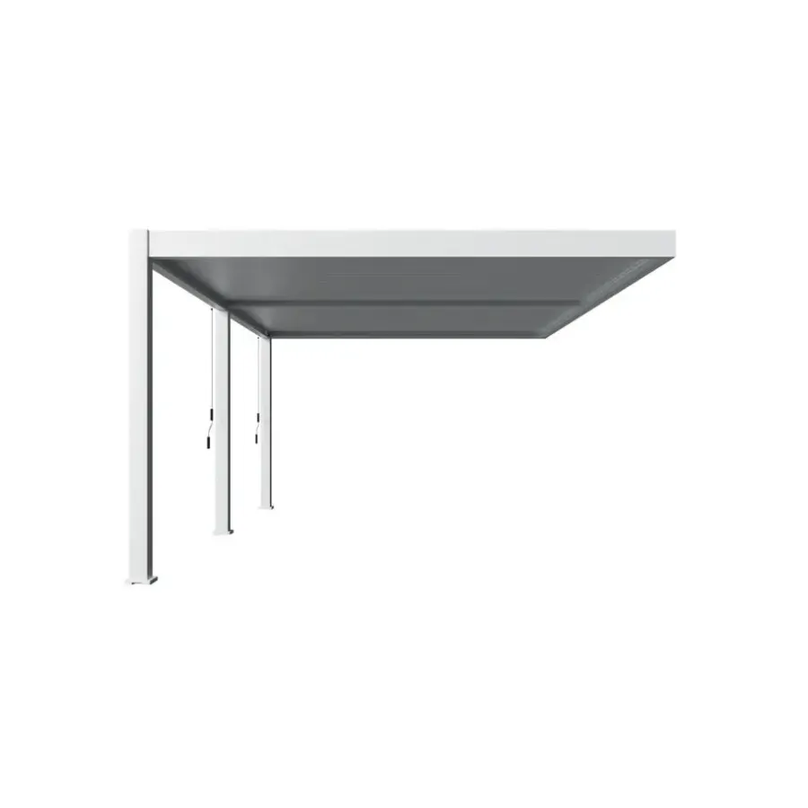 Terrasoverkappingen-Orion Deluxe overkapping muur 400 x 600 cm wit
