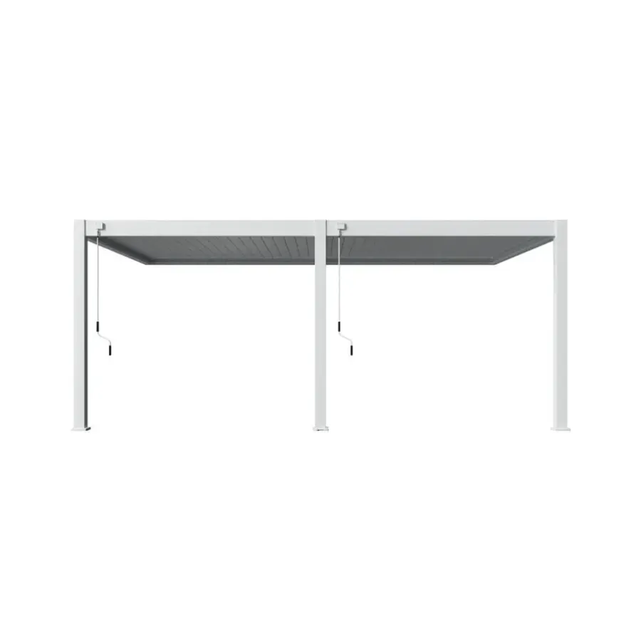 Terrasoverkappingen-Orion Deluxe overkapping muur 400 x 600 cm wit