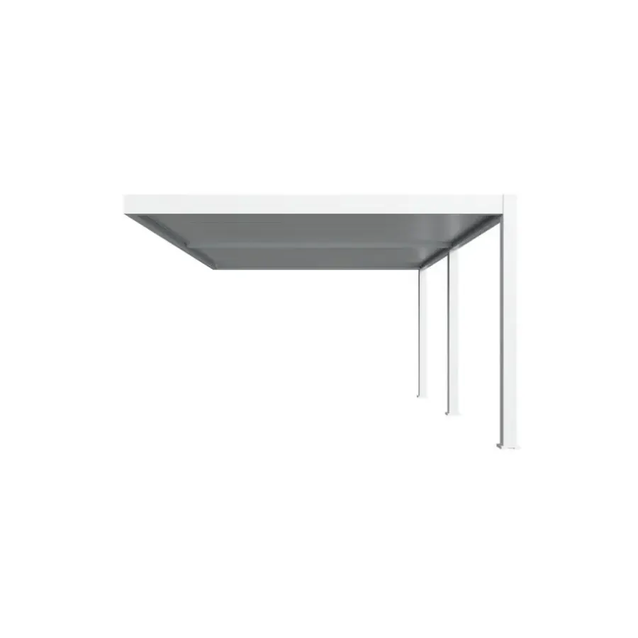 Terrasoverkappingen-Orion Deluxe overkapping muur 400 x 600 cm wit