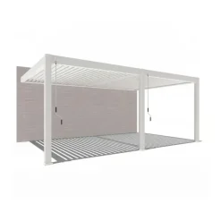 Terrasoverkappingen-Orion Deluxe overkapping muur 400 x 600 cm wit