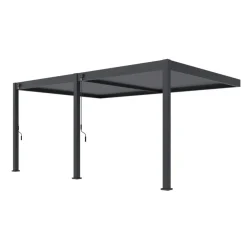 Orion Deluxe overkapping muur 360 x 530 cm antraciet