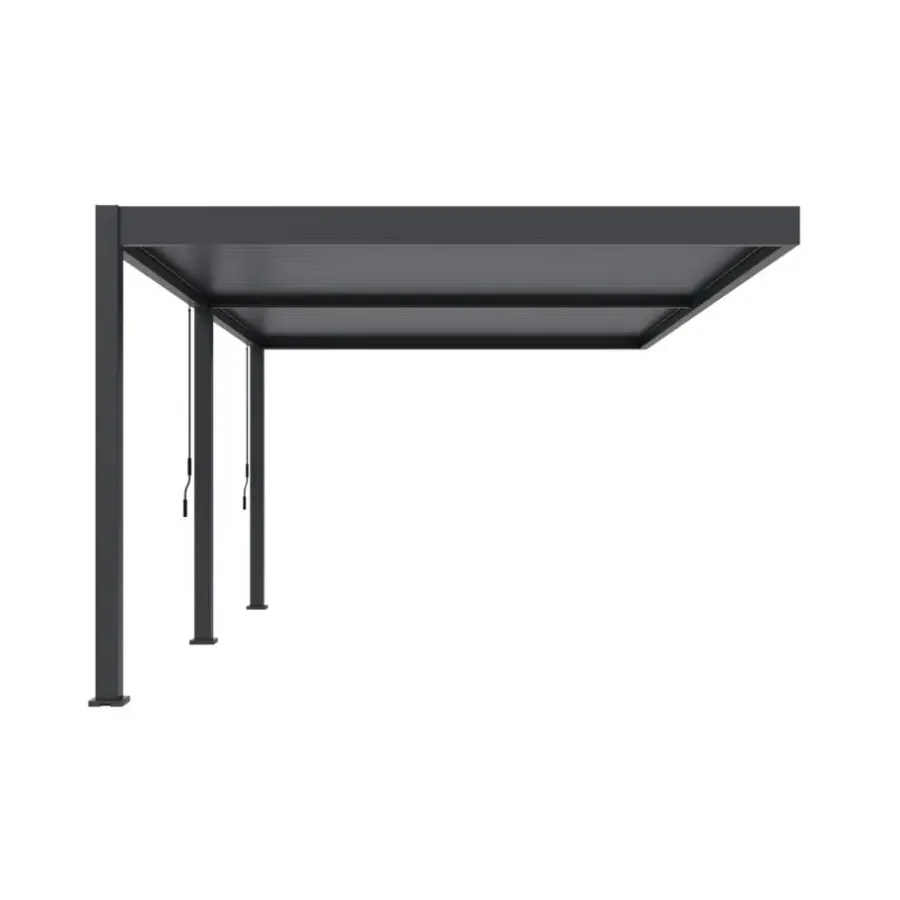 Orion Deluxe overkapping muur 360 x 530 cm antraciet