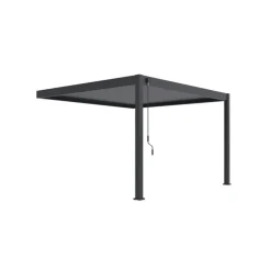 Orion Deluxe overkapping muur 300 x 360 cm antraciet