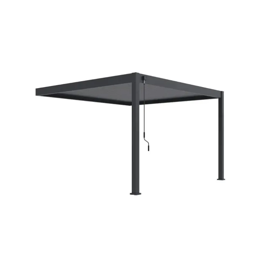 Orion Deluxe overkapping muur 300 x 360 cm antraciet