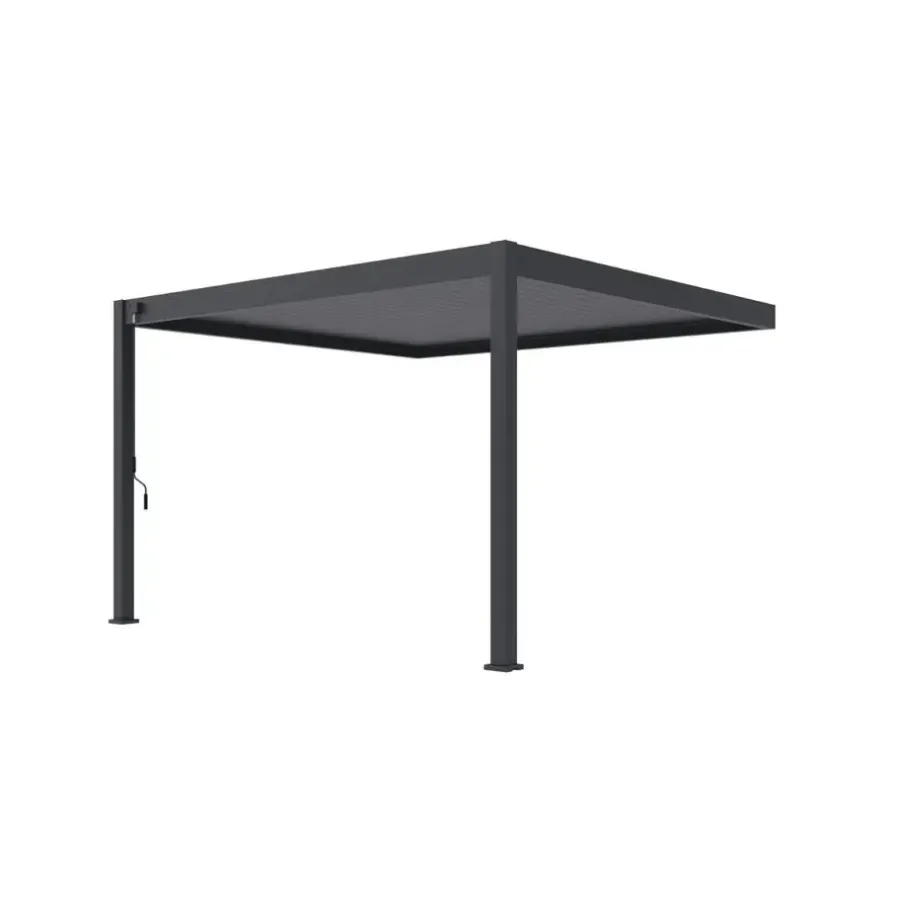Orion Deluxe overkapping muur 300 x 360 cm antraciet