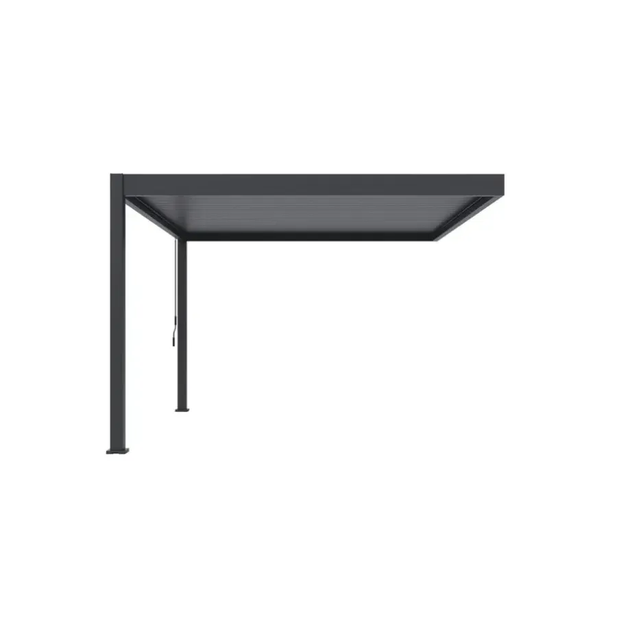 Orion Deluxe overkapping muur 300 x 360 cm antraciet