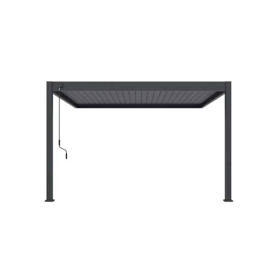 Orion Deluxe overkapping muur 300 x 360 cm antraciet