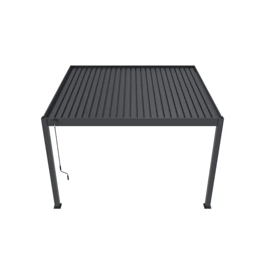 Orion Deluxe overkapping muur 300 x 360 cm antraciet