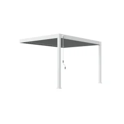 Terrasoverkappingen-Orion Deluxe overkapping muur 300 x 400 cm wit