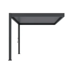 Orion Deluxe overkapping muur 300 x 400 cm antraciet