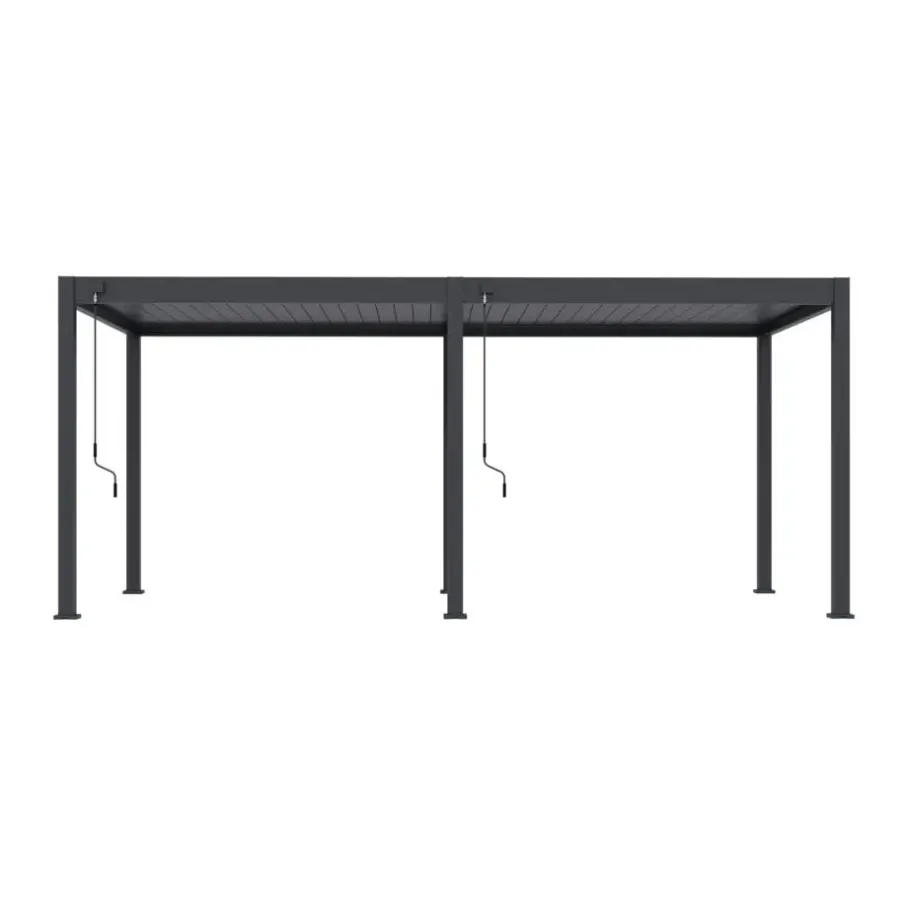 Orion Deluxe overkapping - 300 x 600 cm - Antraciet