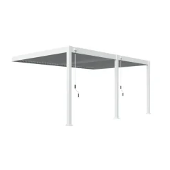 Terrasoverkappingen-Orion Deluxe overkapping muur 360 x 530 cm wit