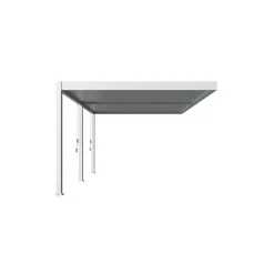 Terrasoverkappingen-Orion Deluxe overkapping muur 360 x 530 cm wit