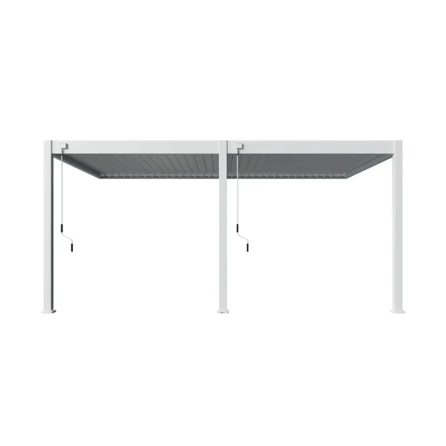 Terrasoverkappingen-Orion Deluxe overkapping muur 360 x 530 cm wit