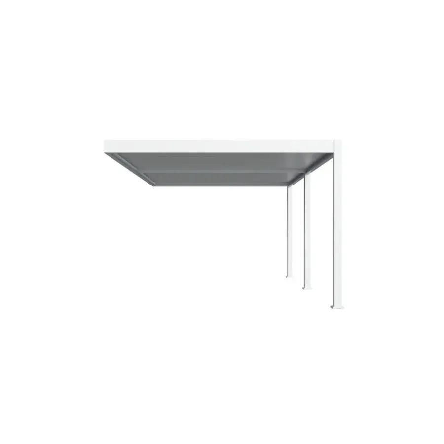 Terrasoverkappingen-Orion Deluxe overkapping muur 360 x 530 cm wit
