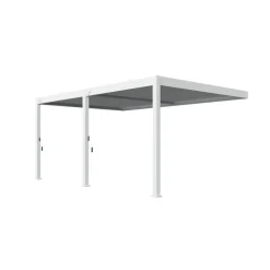 Terrasoverkappingen-Orion Deluxe overkapping muur 360 x 530 cm wit