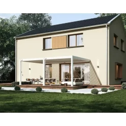 Terrasoverkappingen-Orion Deluxe overkapping muur 360 x 530 cm wit