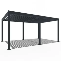 Orion Deluxe overkapping elektrisch met LED 360 x 530 antraciet