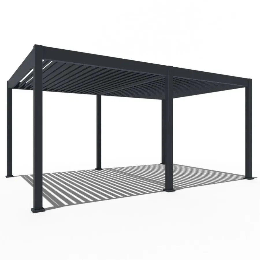 Orion Deluxe overkapping elektrisch met LED 360 x 530 antraciet