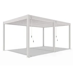 Terrasoverkappingen-Orion Deluxe terrasoverkapping 360 x 530 cm lichtgrijs