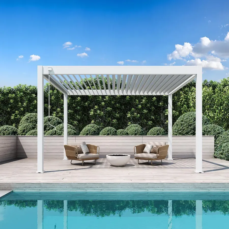 Orion Deluxe terrasoverkapping 300 x 400 cm wit