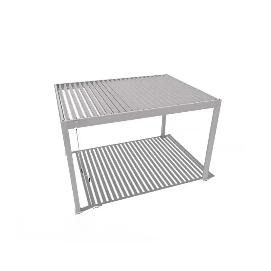 Orion Deluxe terrasoverkapping 300 x 400 cm lichtgrijs