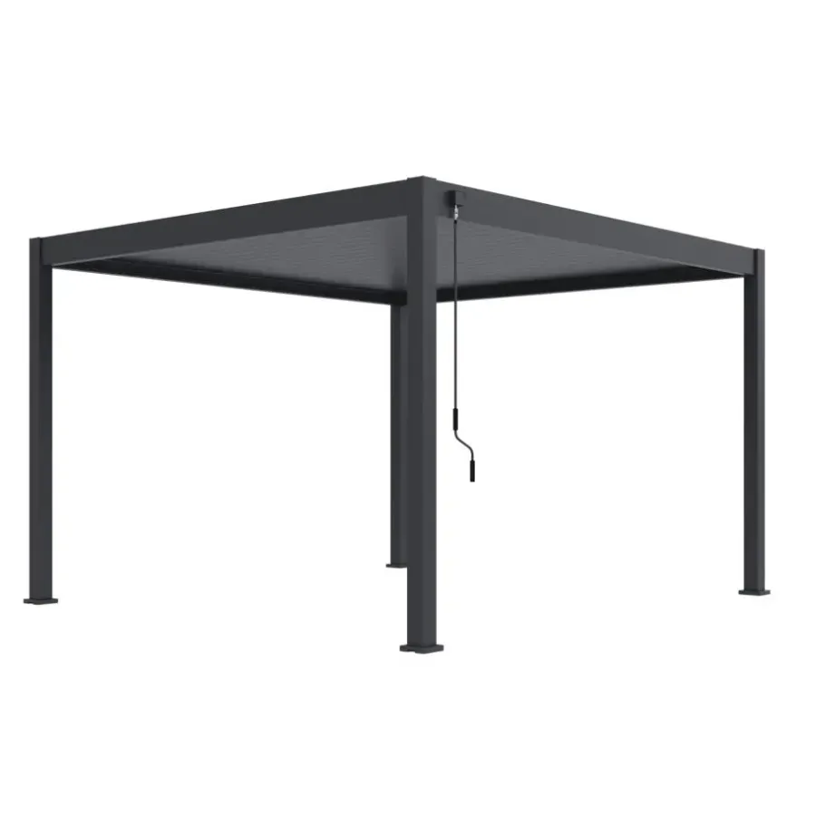 Terrasoverkappingen-Orion Deluxe terrasoverkapping 360 x 400 cm antraciet