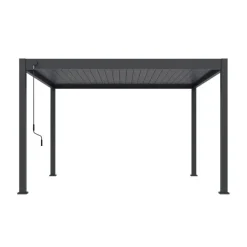 Terrasoverkappingen-Orion Deluxe terrasoverkapping 360 x 400 cm antraciet