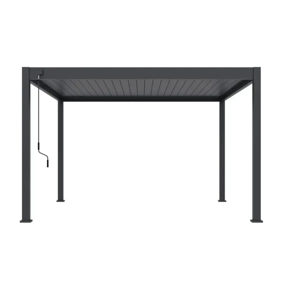 Terrasoverkappingen-Orion Deluxe terrasoverkapping 360 x 400 cm antraciet