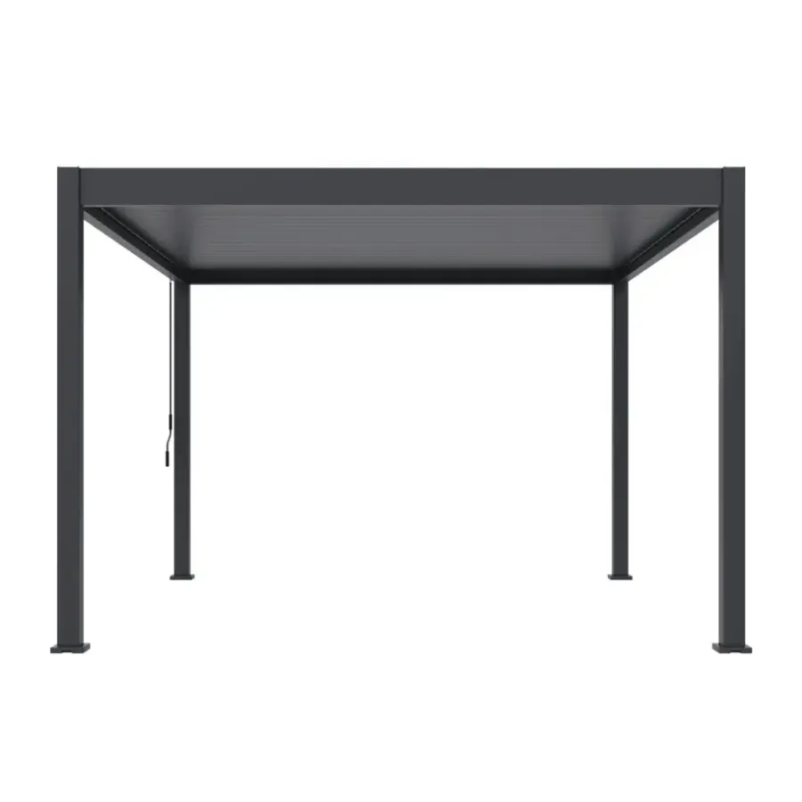 Terrasoverkappingen-Orion Deluxe terrasoverkapping 360 x 400 cm antraciet