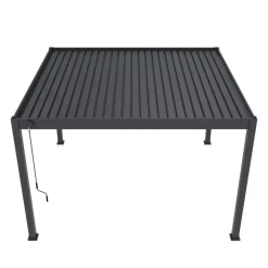 Terrasoverkappingen-Orion Deluxe terrasoverkapping 360 x 400 cm antraciet