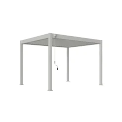 Terrasoverkappingen-Orion Deluxe terrasoverkapping 360 x 400 cm lichtgrijs