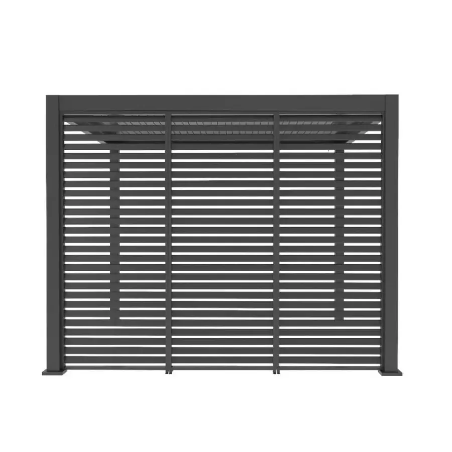 Terrasoverkappingen-Orion louvre shutter paneel (voor 3,6M kant) antraciet 1 stuk