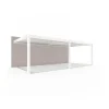 Orion Premium elektrische overkapping muurbevestiging met LED 400 x 800 wit