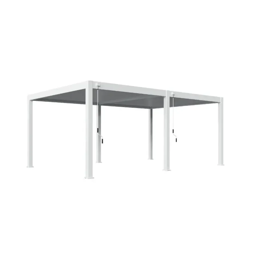 Terrasoverkappingen-Orion Premium overkapping - 400 x 600 cm - Wit