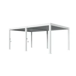 Terrasoverkappingen-Orion Premium overkapping - 400 x 600 cm - Wit