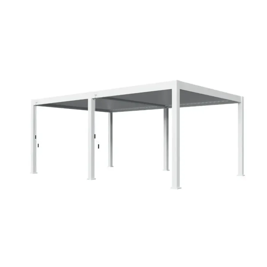 Terrasoverkappingen-Orion Premium overkapping - 400 x 600 cm - Wit