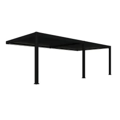 Orion Premium overkapping E-LED 400 x 800 cm antraciet