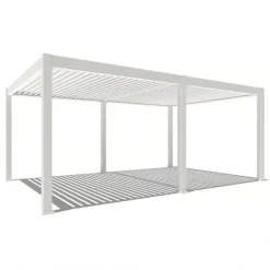 Terrasoverkappingen-Orion Premium overkapping E-LED - 400 x 600 cm - wit