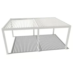 Terrasoverkappingen-Orion Premium overkapping E-LED - 400 x 600 cm - wit