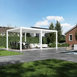 Terrasoverkappingen-Orion Premium overkapping E-LED - 400 x 600 cm - wit